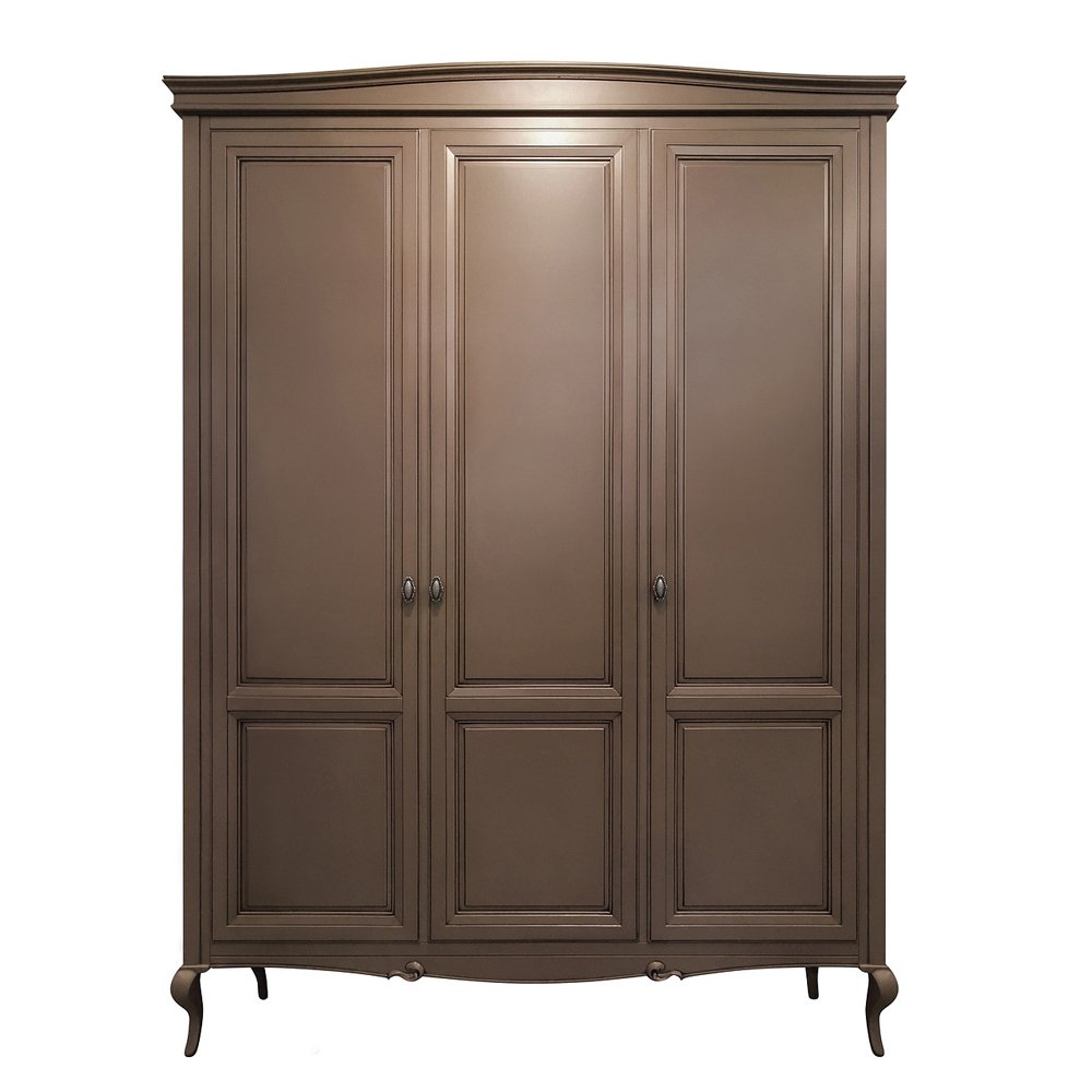 Шкаф Timber Портофино, 3х-дверный, цвет: кофейный (Т-553Д/QUMA)Т-553Д
