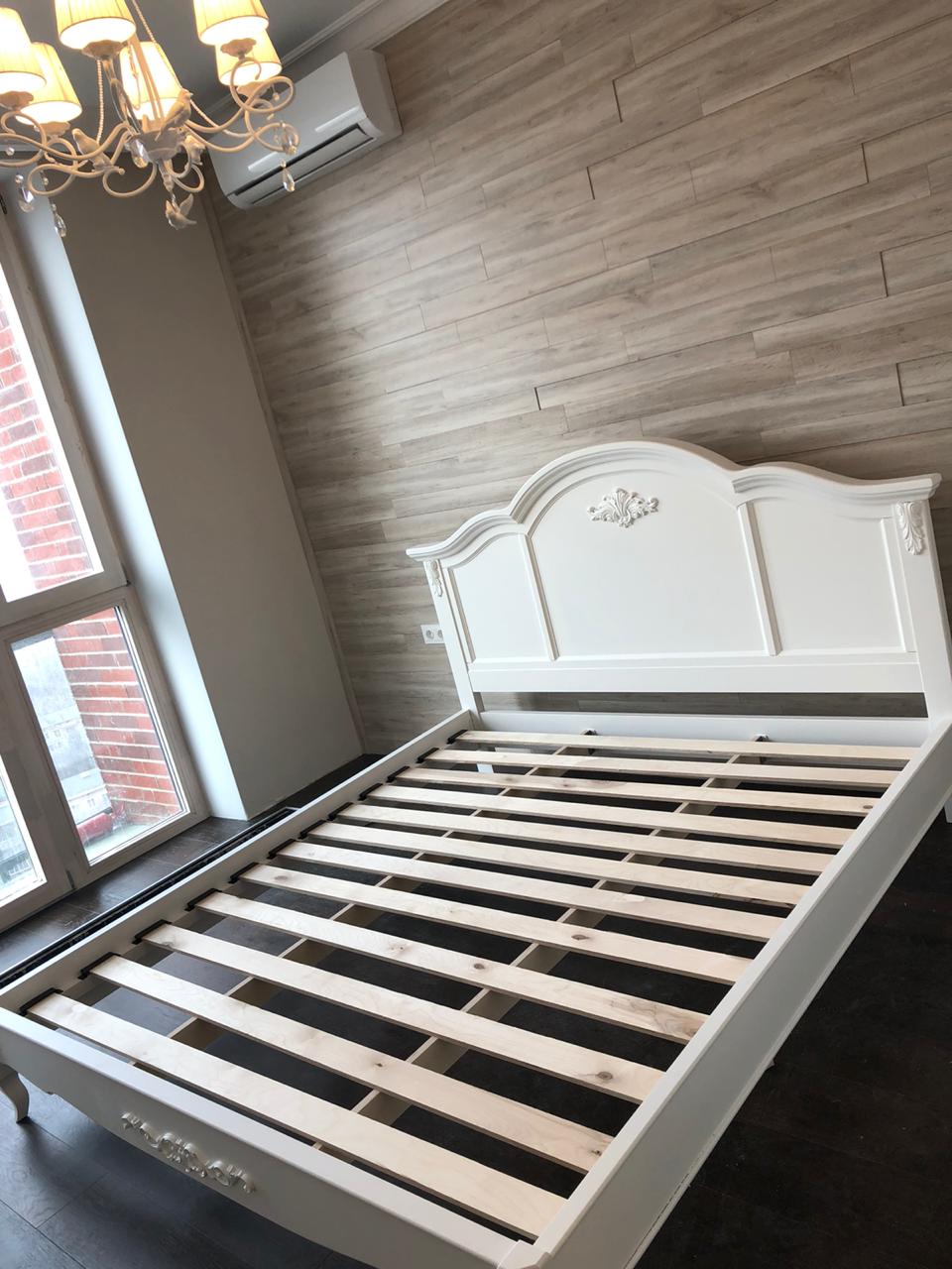 Кровать Aletan Provence, полуторная, 140x200 см, цвет: слоновая кость, размер 158х211х123 см (B204)B204 Кровать Aletan Provence, полуторная, 140x200 см, цвет: слоновая кость, размер 158х211х123 см (B204)B204