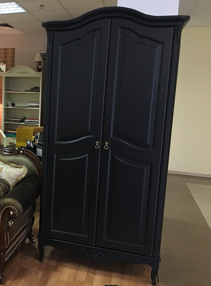 Шкаф платяной Aletan Provence Wood, 2-х дверный, цвет: слоновая кость-дерево 107х66х210 см (W802)W802 Шкаф платяной Aletan Provence Wood, 2-х дверный, цвет: слоновая кость-дерево 107х66х210 см (W802)W802