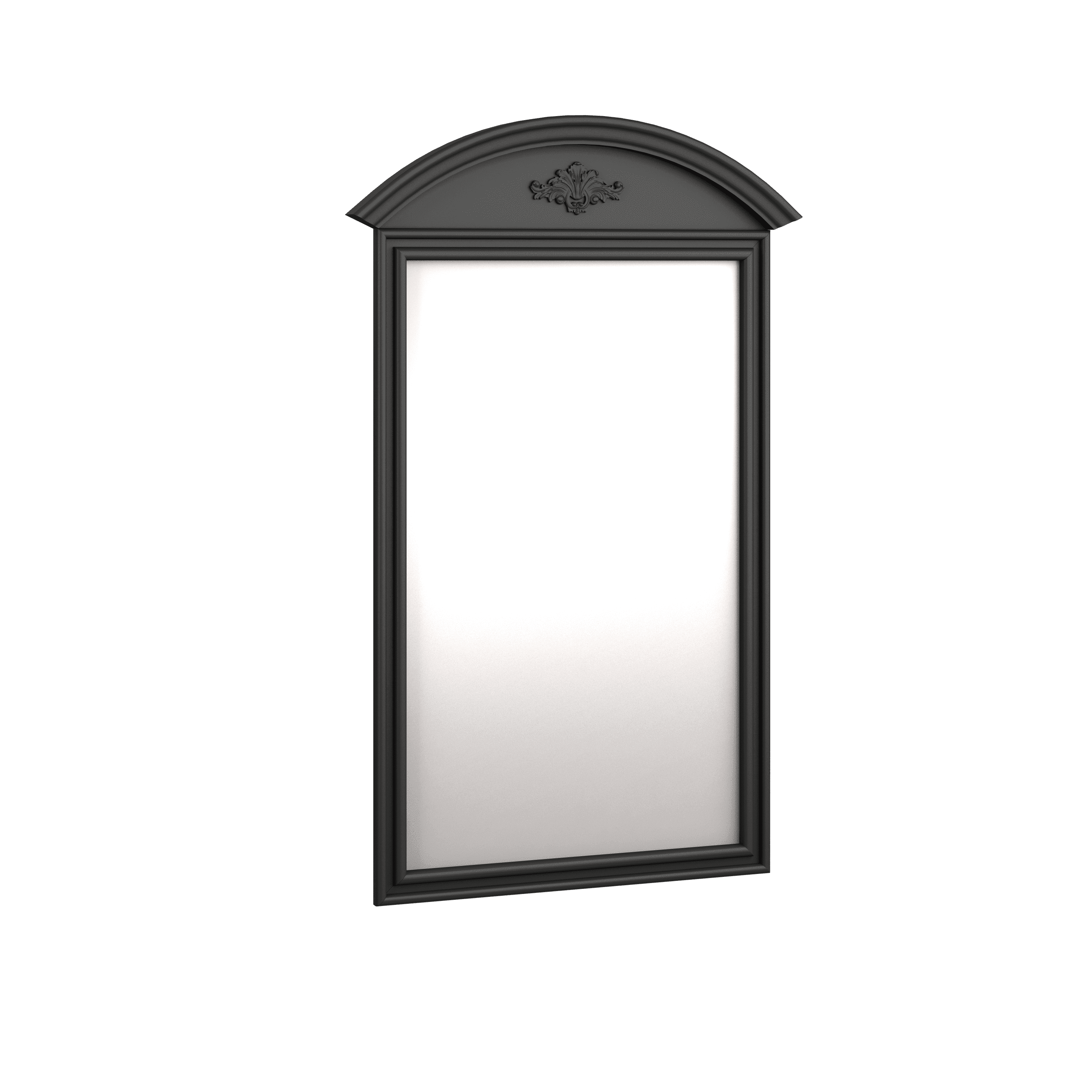 Зеркало Aletan Provence, прямоугольное, цвет: черный, размер 76х5х103 см (B106BL)B106BL