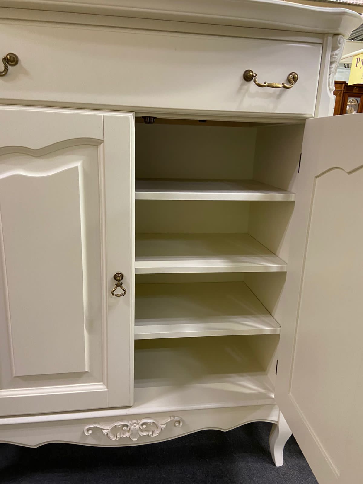 Комод Aletan Provence, цвет: черный, размер 95х43х113 см (B404BL)B404BL Комод Aletan Provence, цвет: черный, размер 95х43х113 см (B404BL)B404BL