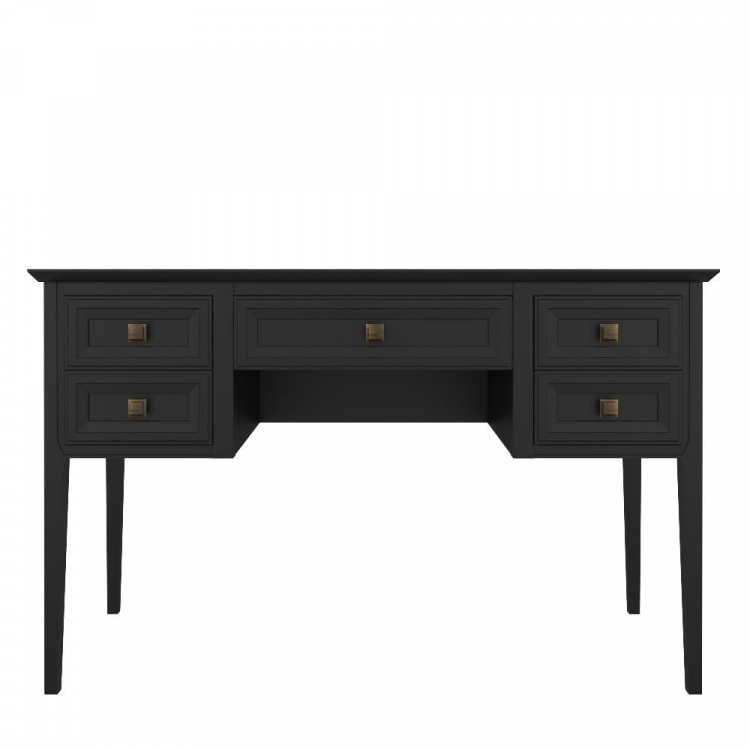Стол письменный Tesoro Black, 138х60х80 см, цвет: черный (T702BL)T702BL