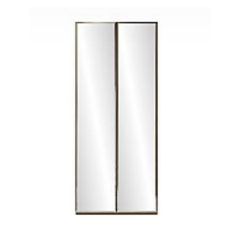 Шкаф платяной Elite silver, 2-х дверный, с зеркалами, цвет: серебристая береза, 93x61x228 см (154AR2.02PL)154AR2.02PL