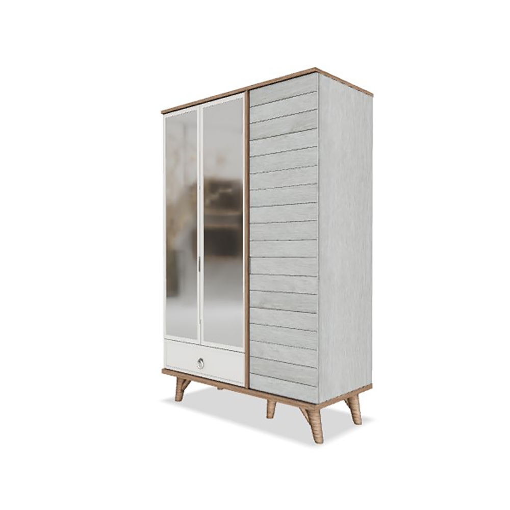 Шкаф платяной Bellona Mavenna, 3-х дверный, размер 135х62х210 см (MAVN-21)MAVN-21