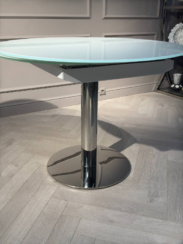 Стол обеденный раскладной IST-CASA Флорис MC6225DT-W, размер 102(166)х102х77 см, цвет: белое стекло (MC6225DT-Wcasa)MC6225DT-Wcasa Стол обеденный раскладной IST-CASA Флорис MC6225DT-W, размер 102(166)х102х77 см, цвет: белое стекло (MC6225DT-Wcasa)MC6225DT-Wcasa