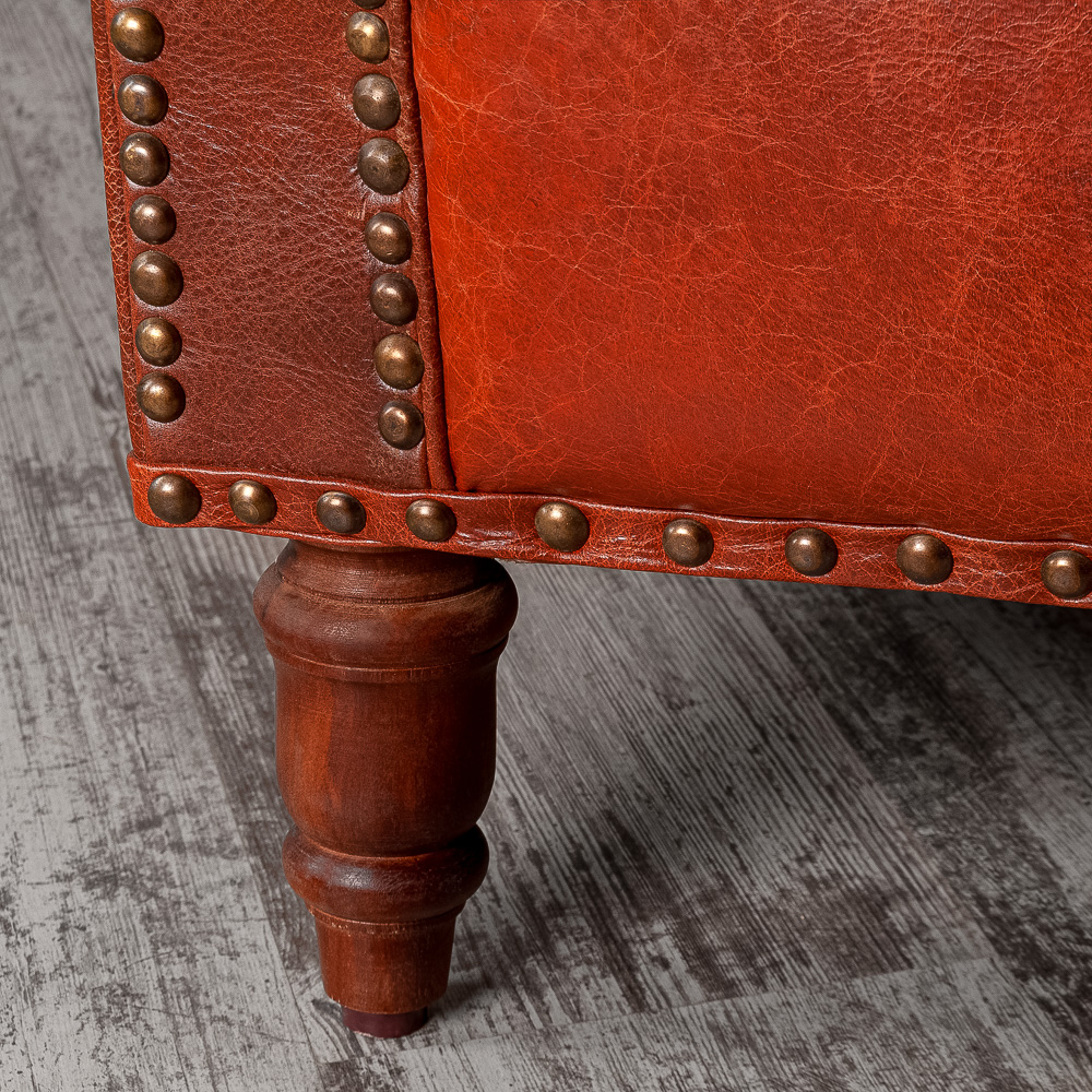 Кресло кожаное Gandy Aristokrat, размер 110х108х95 см (01705)01705