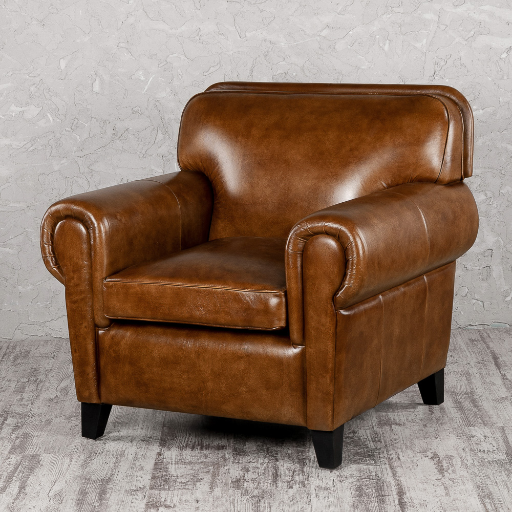 Кресло кожаное Gandy Elegant, размер 92х77х90 (01234)01234