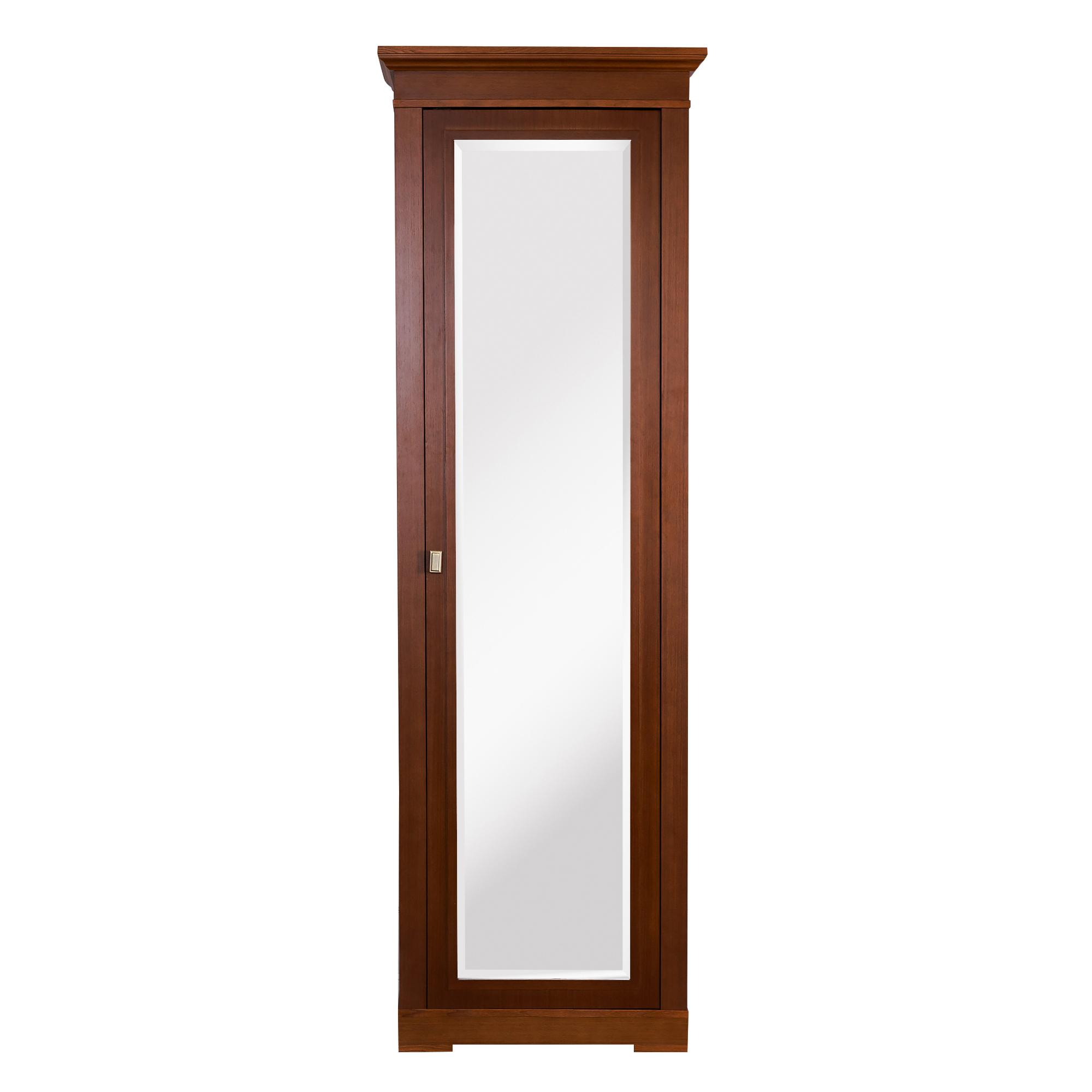 Шкаф платяной Валенсия, 1 дверный c зеркалом, размер 70х40х217 см, цвет: орех (M2011)M2011 Шкаф платяной Валенсия, 1 дверный c зеркалом, размер 70х40х217 см, цвет: орех (M2011)M2011