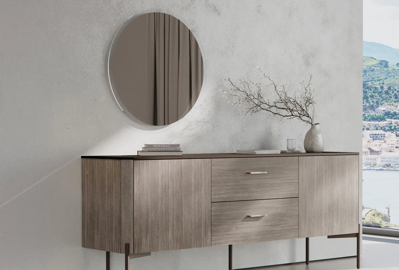 Комод-прилавок Enza Home Varena, размер 202х48х82 см55555000003050 Комод-прилавок Enza Home Varena, размер 202х48х82 см55555000003050