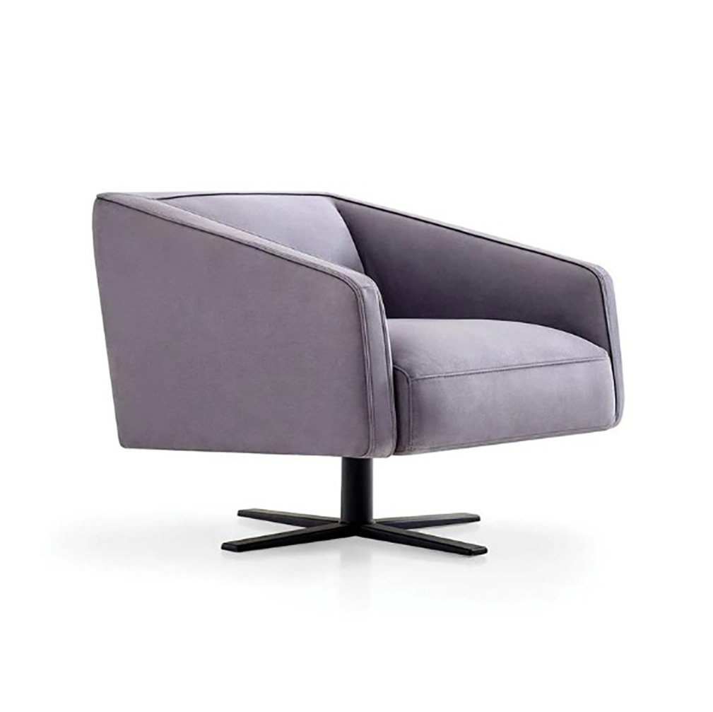 Кресло Enza Home Victoria, вращающееся, цвет серый, размер 90х90х74 см Кресло Enza Home Victoria, вращающееся, цвет серый, размер 90х90х74 см