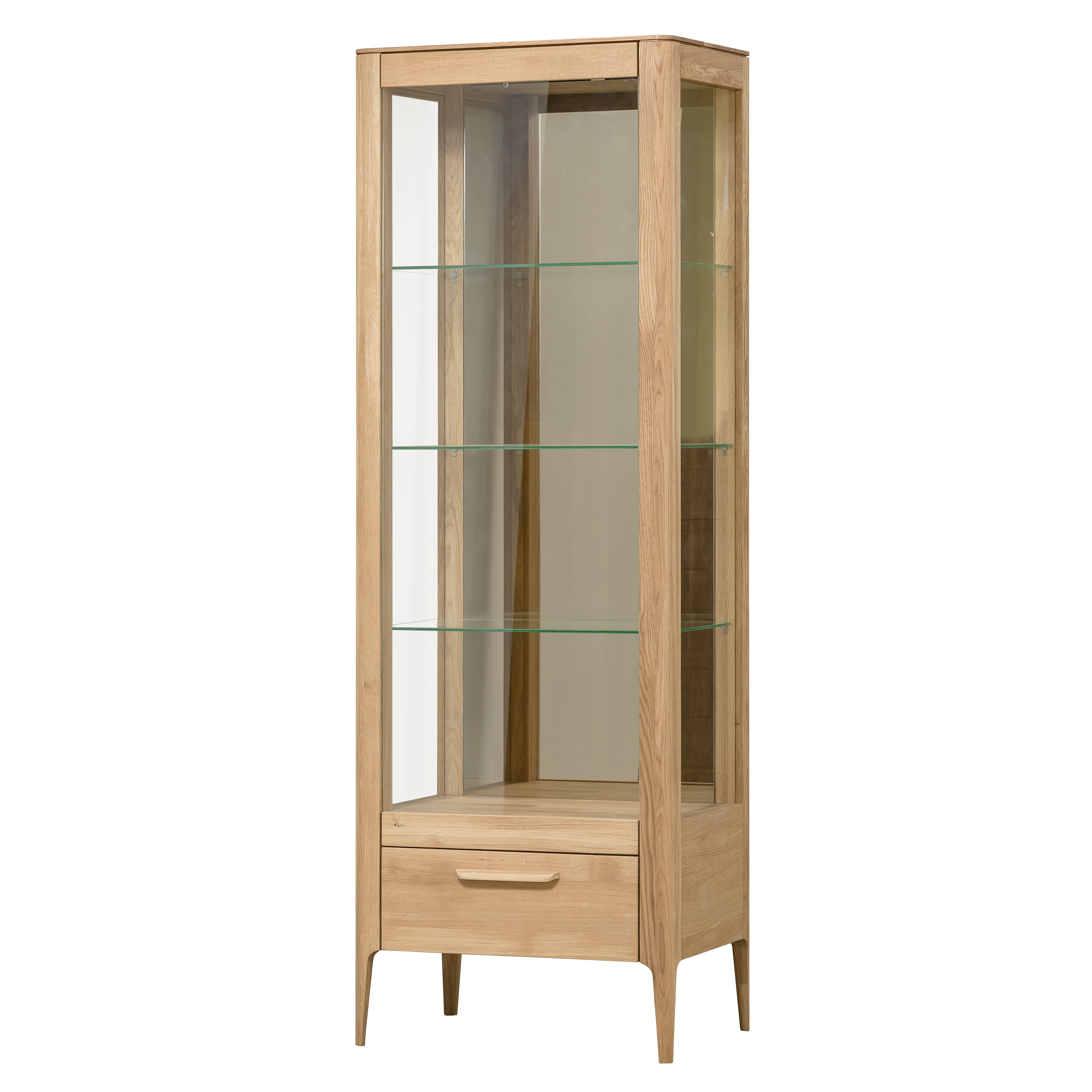 Витрина Stanles Атланта 1R (правая), с ящиком, размер 65х46х190 см