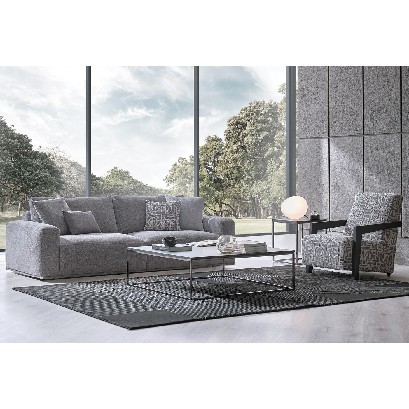 Кресло Enza Home Melbourne, ткань 27901 светло-серый, размер 70х90х82 см
