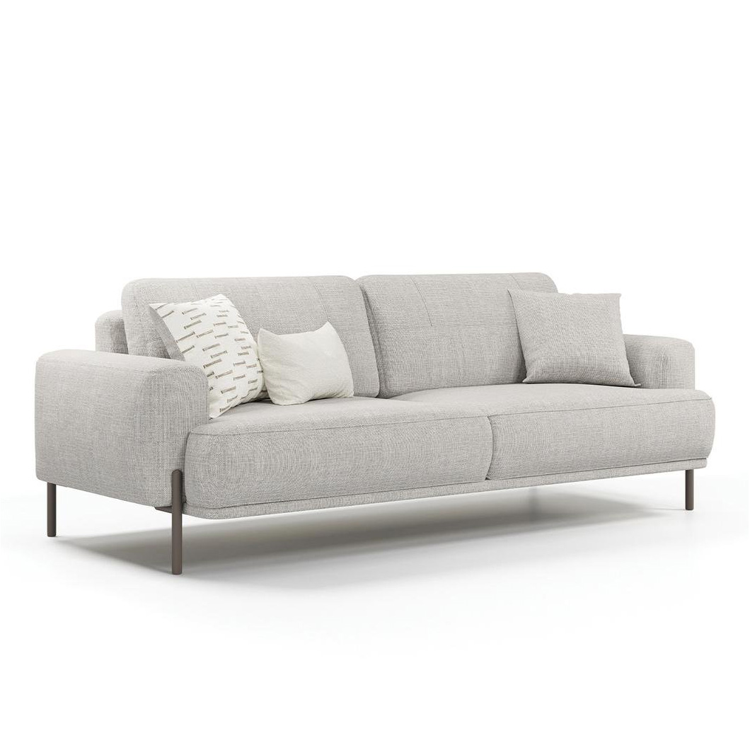 Диван-кровать Enza Home Varena, двухместный, ткань 55901 Light Grey, размер 208х98х85 см Диван-кровать Enza Home Varena, двухместный, ткань 55901 Light Grey, размер 208х98х85 см