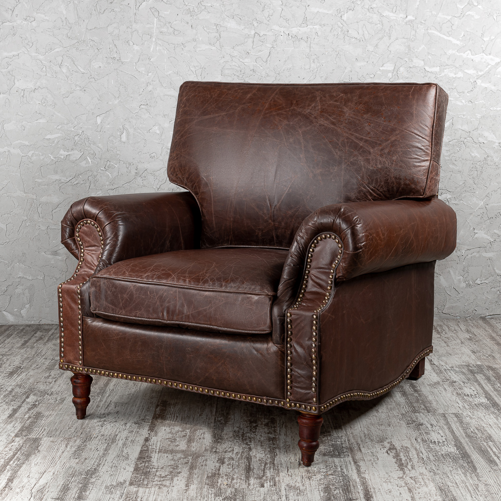 Кресло кожаное Gandy Aristokrat, размер 110х108х95 см (01702)01702