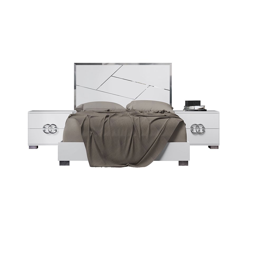 Кровать Status Dafne, двуспальная, 160х203 см, цвет белый (DABWHLT06)DABWHLT06