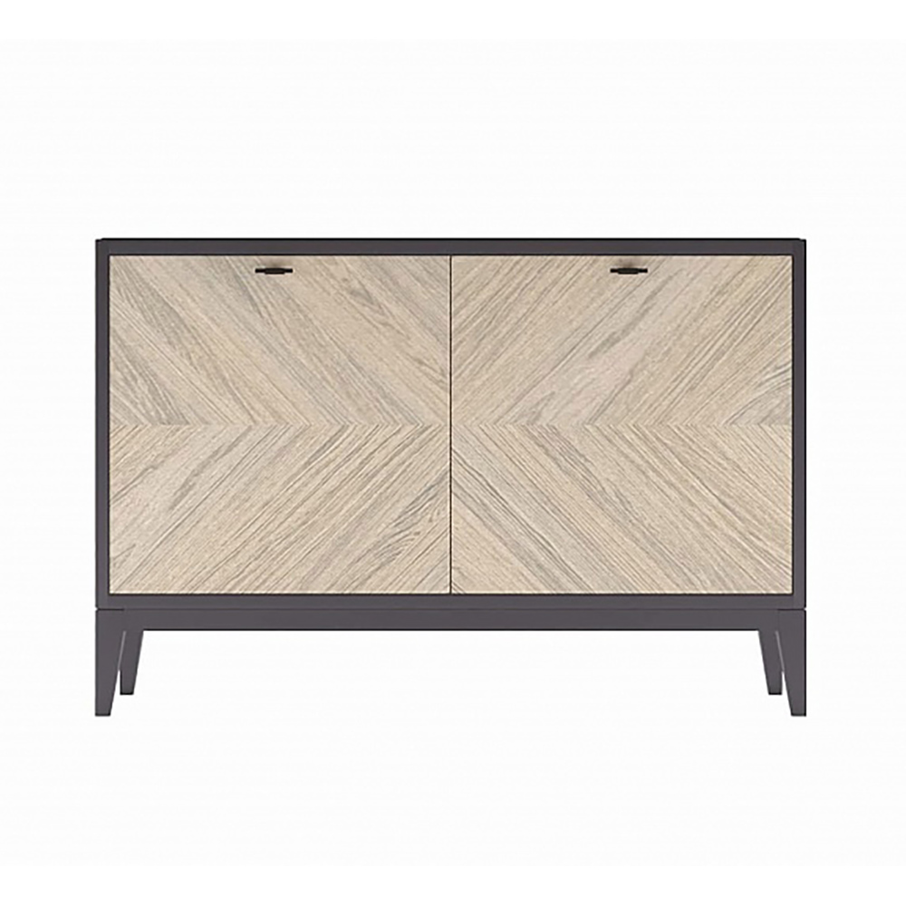 Комод-прилавок Timber Тоскана, 2х дверный, 125x41x85 см, цвет: Мокко/Дуб серебристый (Т-904/D7/M)Т-904