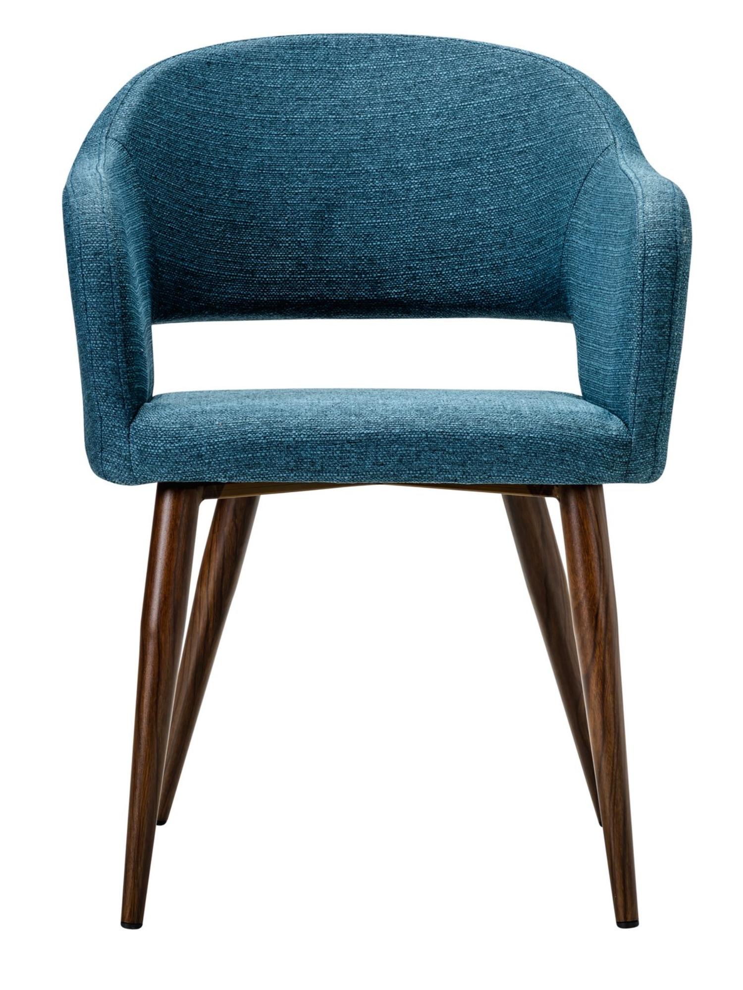 Кресло R-Home Oscar, Сканди, размер 60x59x77.5 см, цвет: Блю Арт Темный Орех(41011851_БлюАртТОрех)41011851_БлюАртТОрех