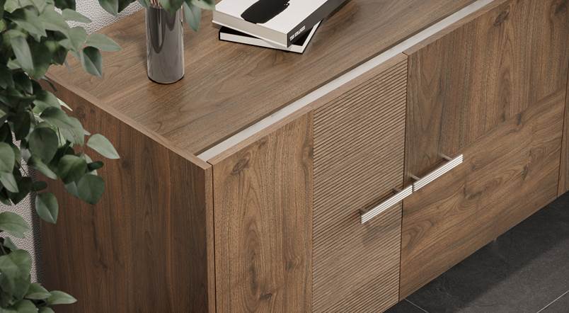 Комод с деревянной поверхностью Enza Home Pavia, размер 108х46х86 см55555000002411 Комод с деревянной поверхностью Enza Home Pavia, размер 108х46х86 см55555000002411