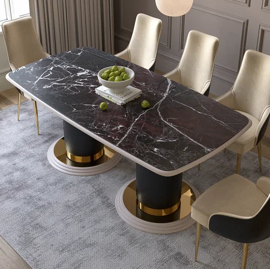 Стол обеденный Веллона Мистрано, цвет: Кашемир с золотом, 200x100x80 см (ВЕЛГСВ-07)ВЕЛГСВ-07