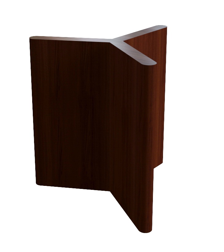 Опора для стола переговоров Multi-Office Sorbonne walnut, размер h71.5, цвет: тёмный орех24715 Опора для стола переговоров Multi-Office Sorbonne walnut, размер h71.5, цвет: тёмный орех24715