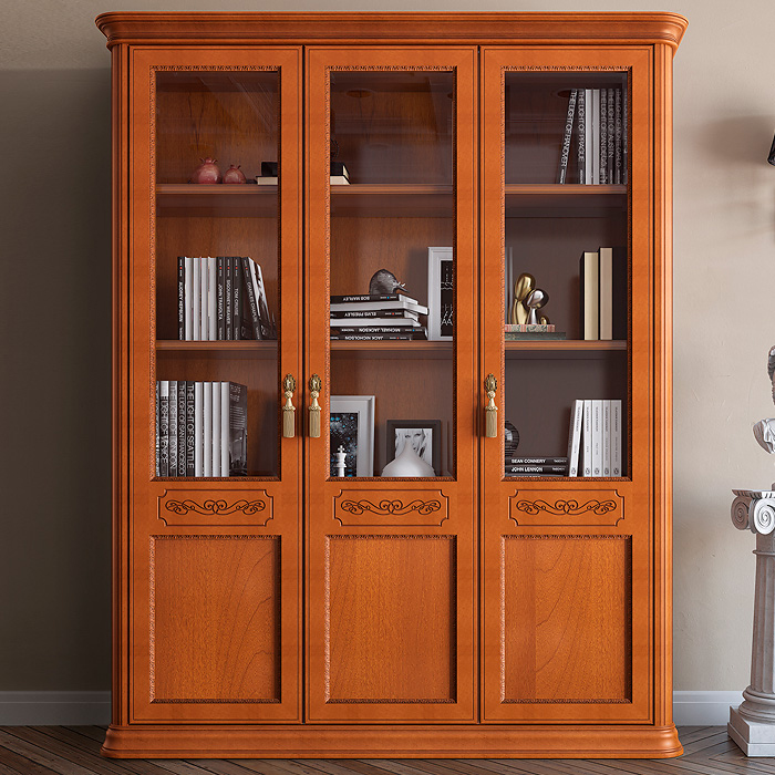 Шкаф книжный Camelgroup Torriani, 3 дверный , цвет: орех, 170x47x208 см (138LIB.12NO)138LIB.12NO Шкаф книжный Camelgroup Torriani, 3 дверный , цвет: орех, 170x47x208 см (138LIB.12NO)138LIB.12NO