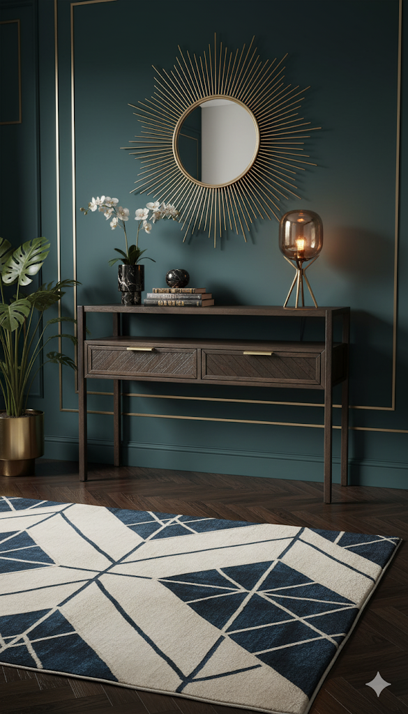 Консоль с 2-мя ящиками Vissam ART-DECO, размер 124х40х80 см, цвет Дуб Венге (23015.01)23015.01 Консоль с 2-мя ящиками Vissam ART-DECO, размер 124х40х80 см, цвет Дуб Венге (23015.01)23015.01