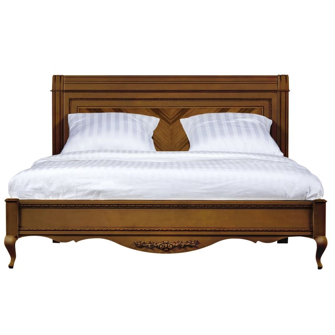 Кровать Timber Неаполь, двуспальная 180x200 см, цвет: орех (Т-480/N)T-480/N Кровать Timber Неаполь, двуспальная 180x200 см, цвет: орех (Т-480/N)T-480/N