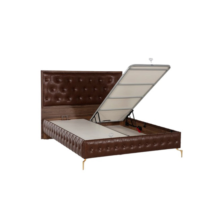 Кровать Bellona Montego, с подъемным механизмом, цвет: коричневый (MONT-25-160+MONT-160х200)MONT-25-()+MONT-()