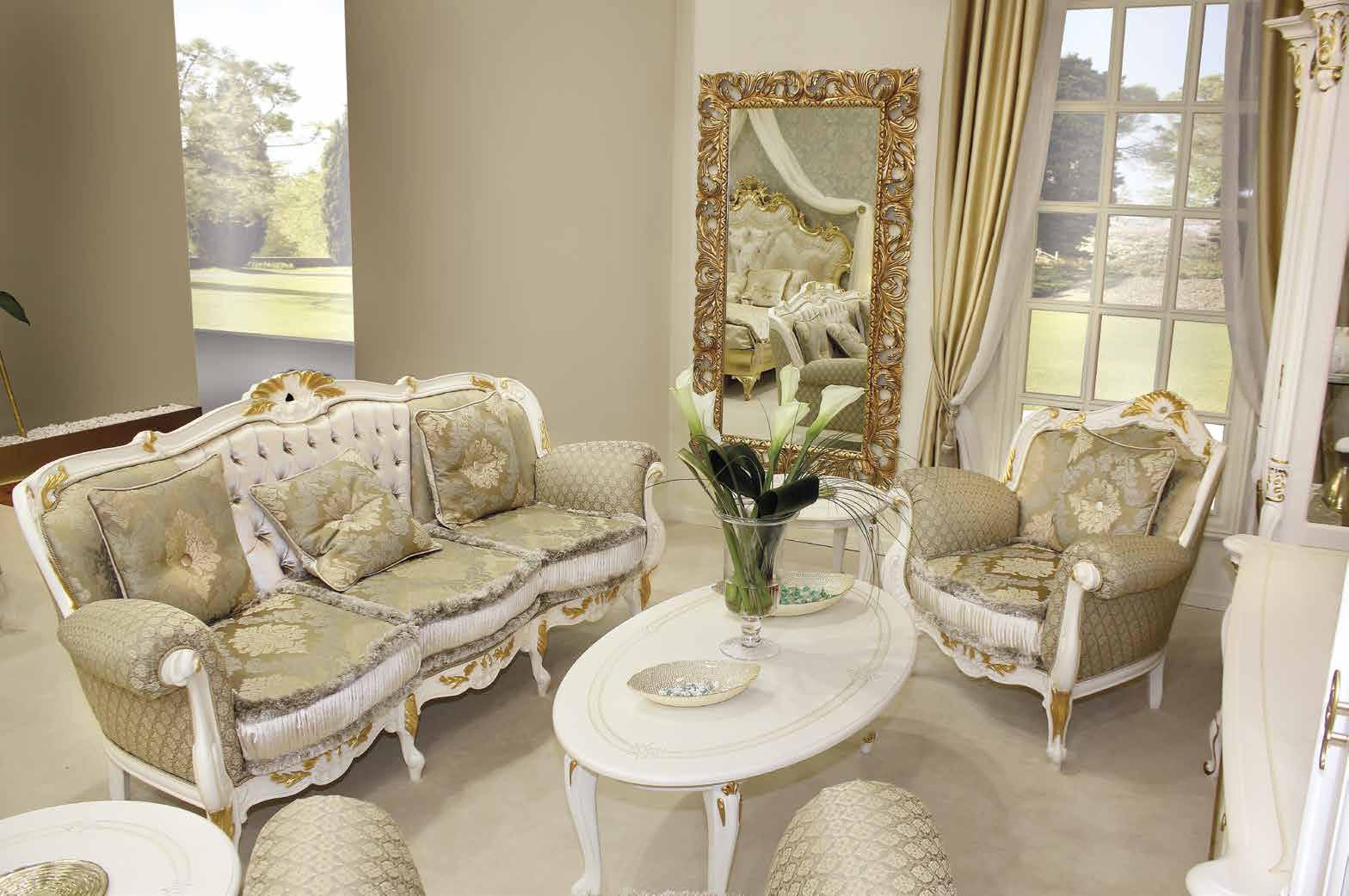 Стол журнальный Casa+39 La Fenice laccato, овальный, цвет: белый, 133x75x48 см (1614)1614 Стол журнальный Casa+39 La Fenice laccato, овальный, цвет: белый, 133x75x48 см (1614)1614