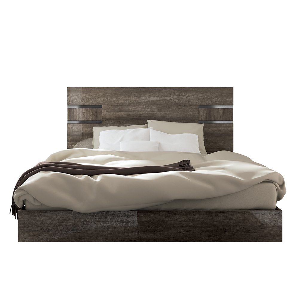 Кровать Status Medea, двуспальная, с деревянным изголовьем, 180х203 см (MEBVOLT03)MEBVOLT03