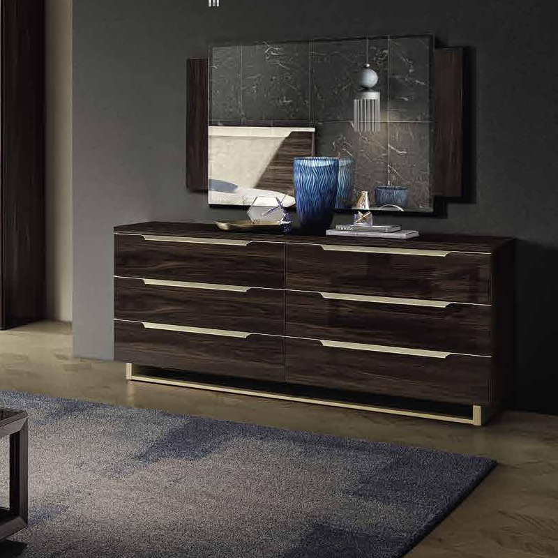 Комод Camelgroup Smart Noce Patrizio, 6 ящиков, цвет: грецкий орех, 173x51x80 см (162CMD.01NP)162CMD.01NP
