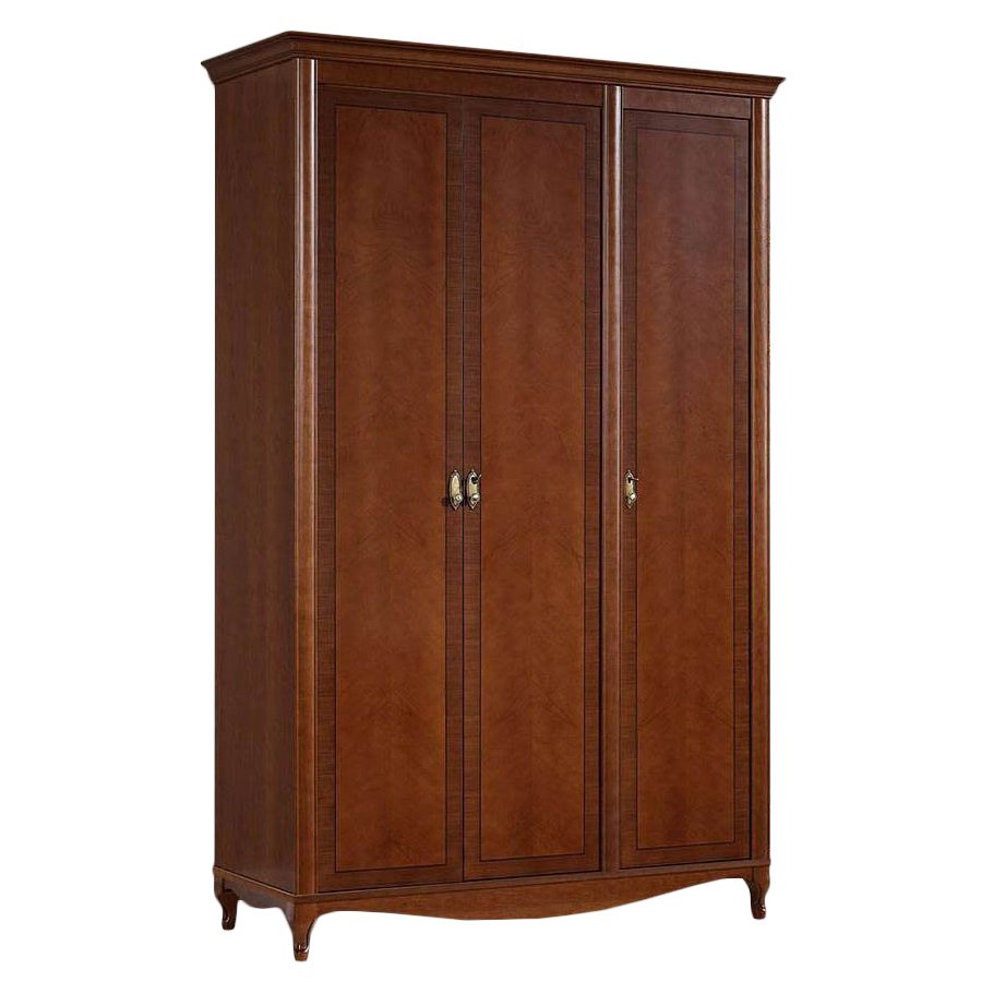 Шкаф платяной Panamar Classico 3-х дверный, цвет: орех / черешня, 146x61x232 см (877.003.P)877.003.P