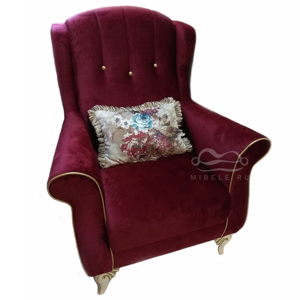 Кресло Bellona Astoria, цвет: бордовый (ASTR-03-P-B0024)ASTR-03-P