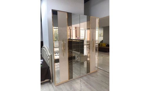 Шкаф пятидверный Арида Грация, цвет серый, 227х61х229 см. Шкаф пятидверный Арида Грация, цвет серый, 227х61х229 см.