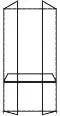 Полка для 3-х / 4-х / 5-ти дверных шкафов Prama Palazzo Ducale laccato, цвет: белый, 106x52 см (71BO14CL)71BO14CL