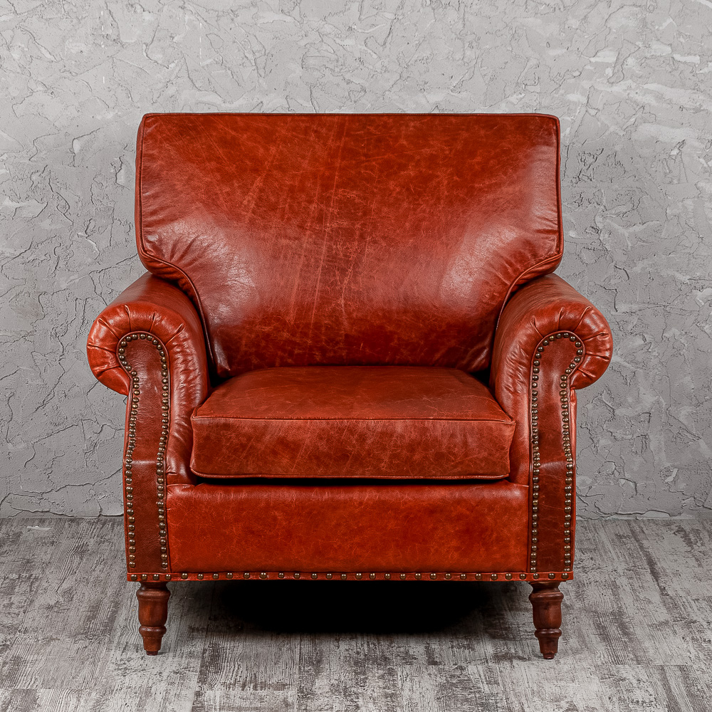 Кресло кожаное Gandy Aristokrat, размер 110х108х95 см (01705)01705
