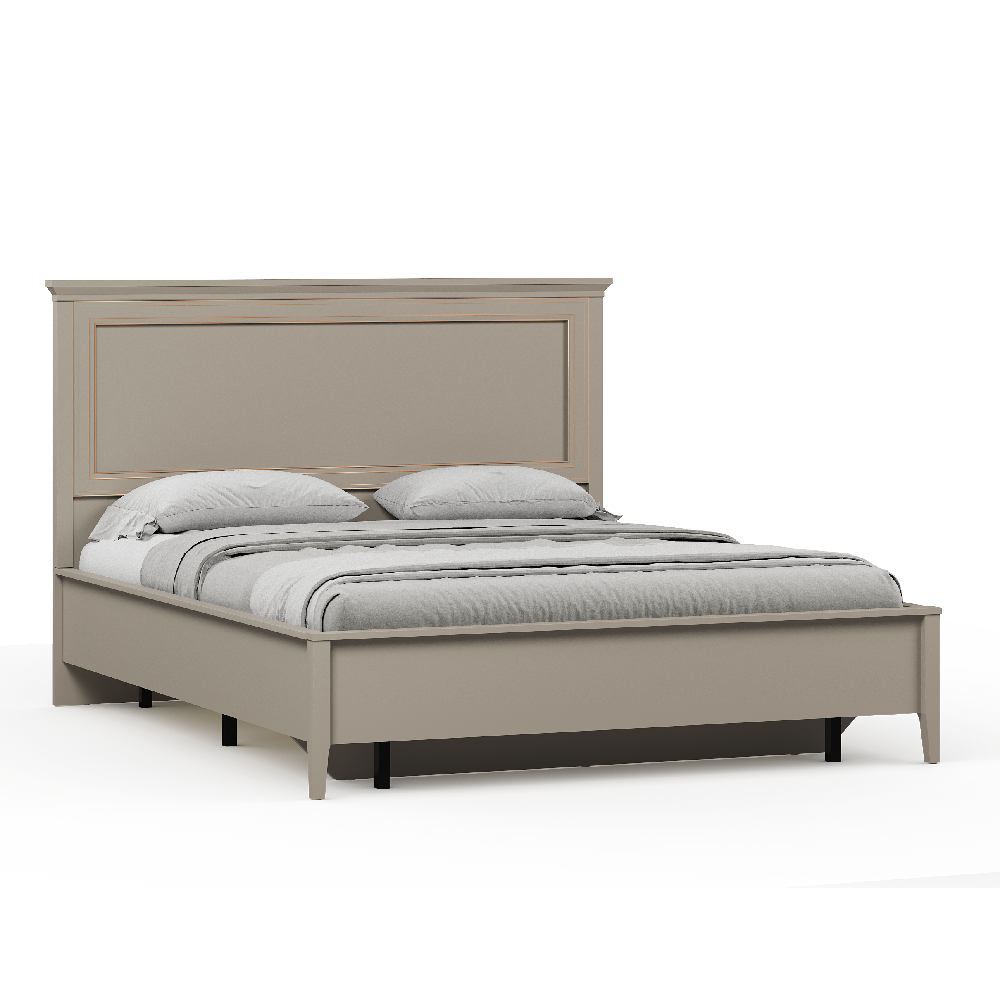 Кровать 160х200 БРВ Классик (Classic), 173x207x120 см, цвет: глиняный серый (LOZ160x200)LOZ160x200