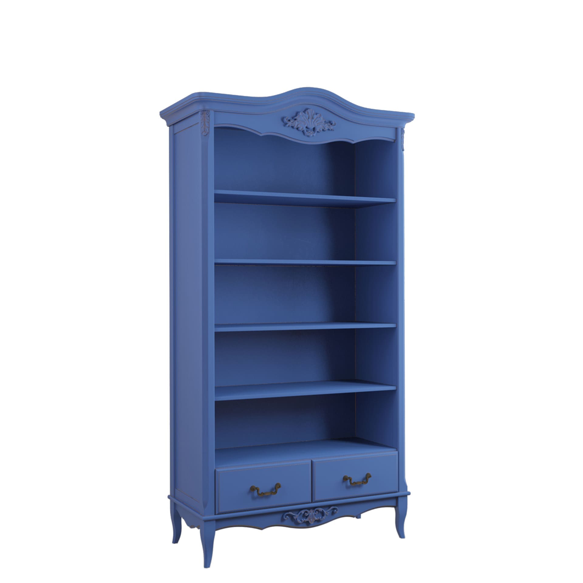 Стеллаж Aletan Provence, широкий, цвет: синий 107х42х203 см (B606IN)B606IN