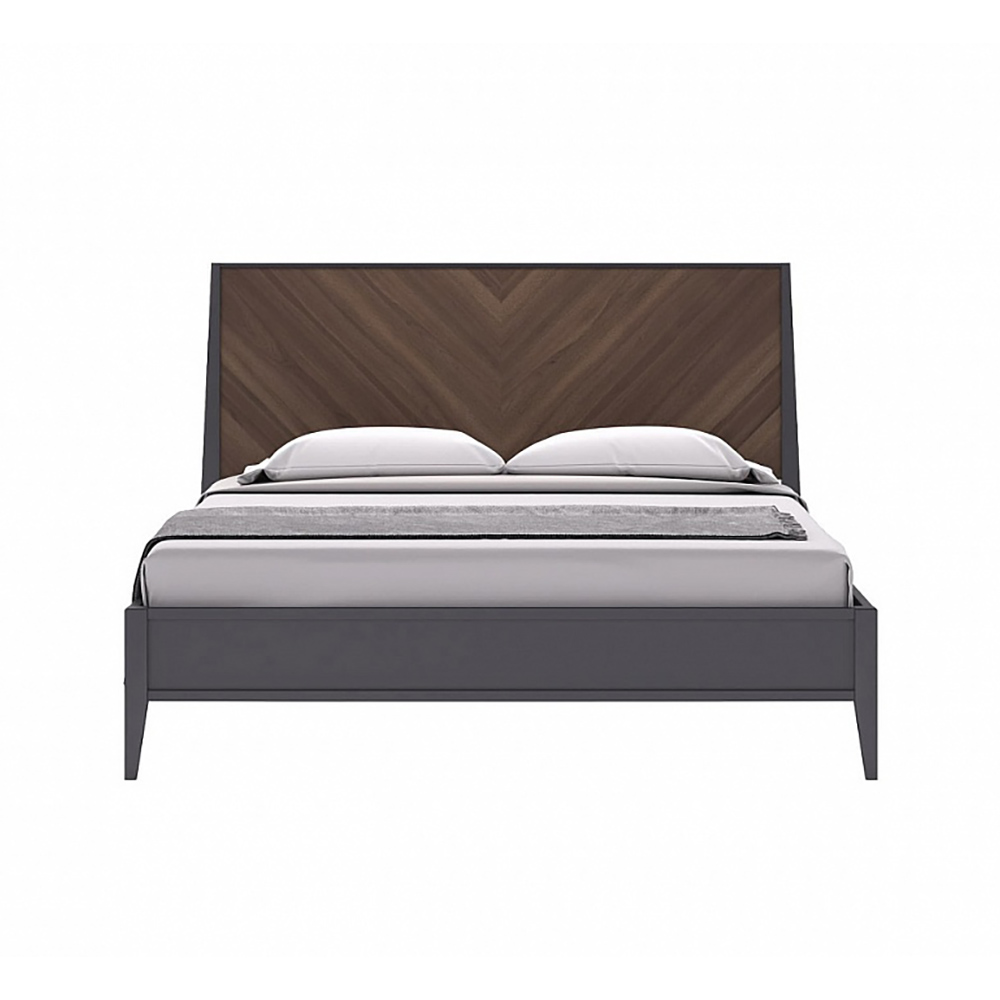 Кровать Timber Тоскана, 160х200 см, цвет Мокко/Орех американский (Т-960/NA/M)Т-960/NA/M