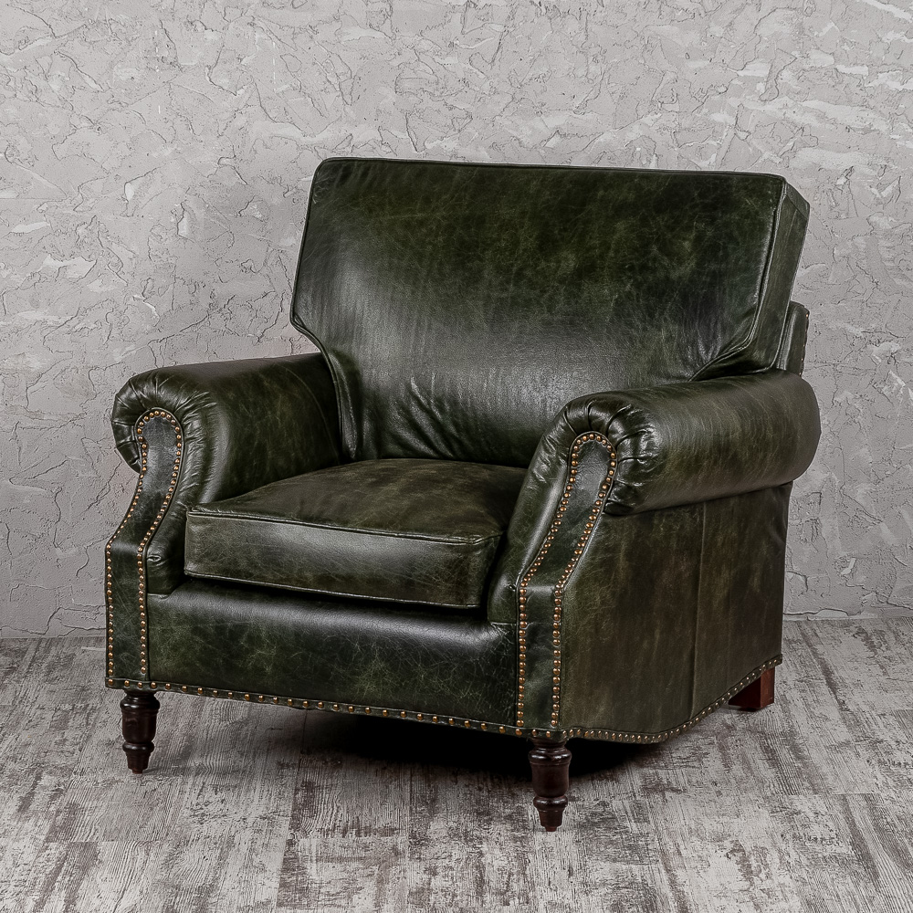 Кресло кожаное Gandy Aristokrat, размер 107х108х95 см (01703)01703