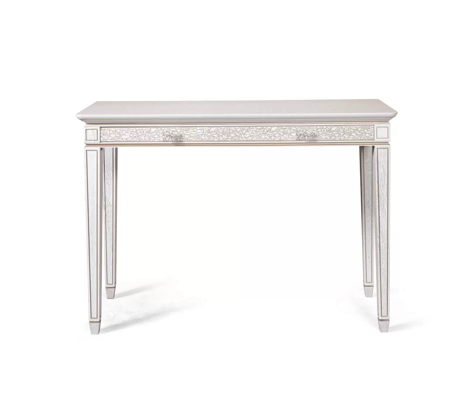 Стол консольный Гомельдрев Бристоль, размер 110х45х76 см, цвет дуб белый с патиной (ГМ 6488)ГМ 6488 Стол консольный Гомельдрев Бристоль, размер 110х45х76 см, цвет дуб белый с патиной (ГМ 6488)ГМ 6488