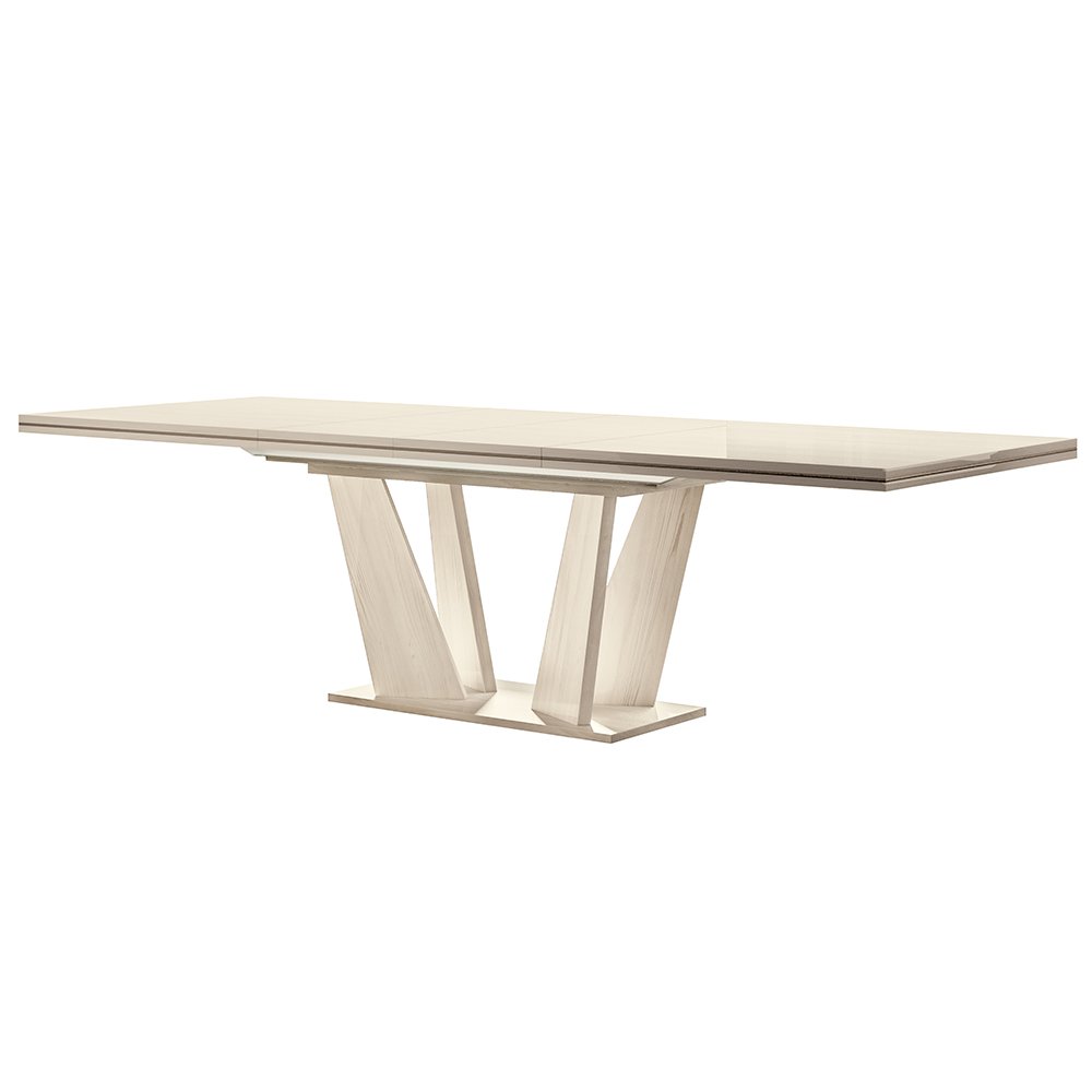 Стол обеденный Status Perla, раздвижной, цвет белый дуб, 180(270)x104x75 см (PLDWLTA03)PLDWLTA03