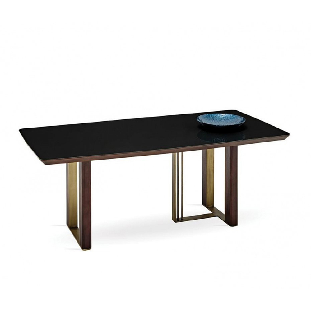 Стол обеденный Enza Home Sirona, прямоугольный, размер 260х104х76 см, стеклянная поверхность07.182.0572.0000.0216.0466.