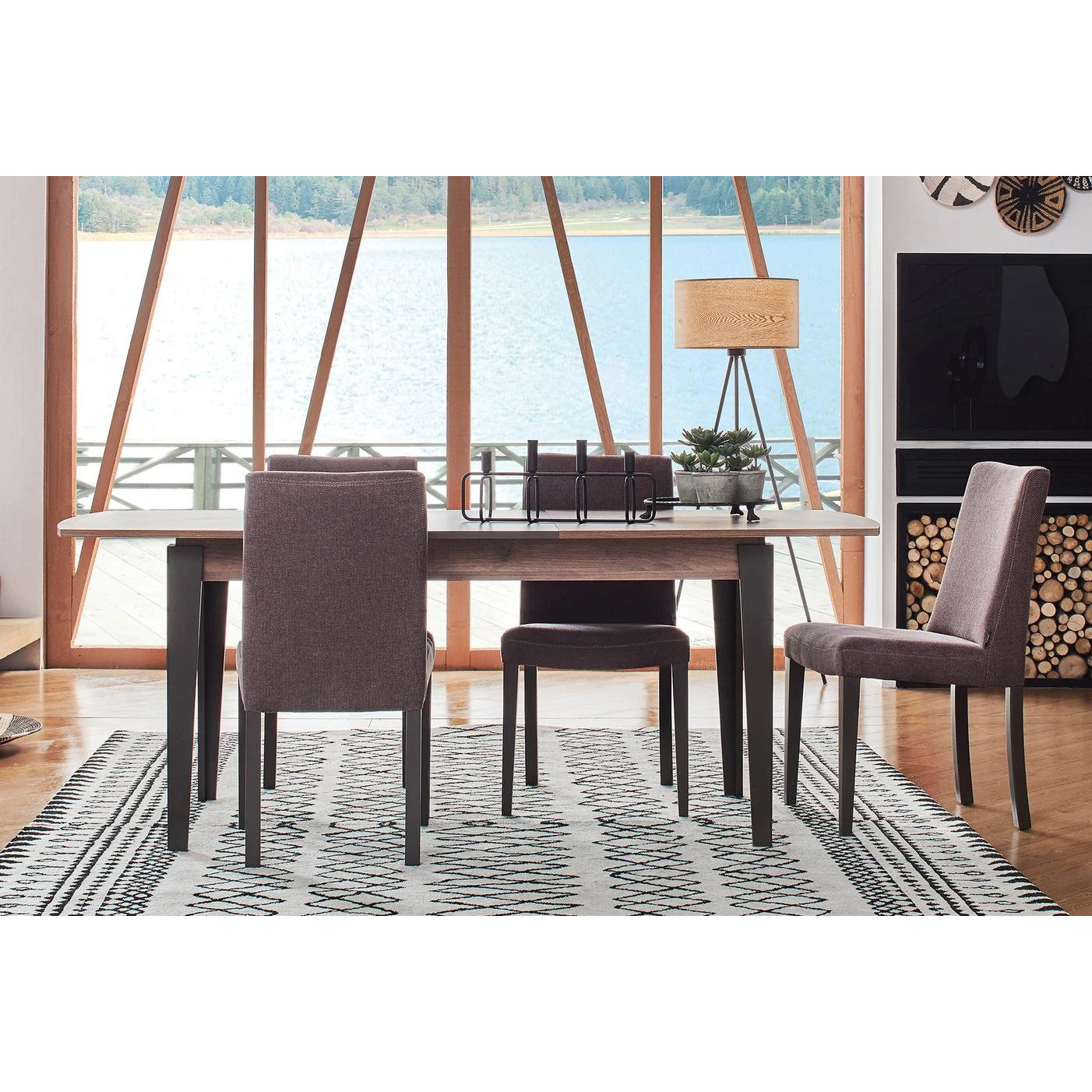 Стол обеденный Enza Home Orlando, раскладной, размер 160(200)х90х76 см (EH20225)EH20225