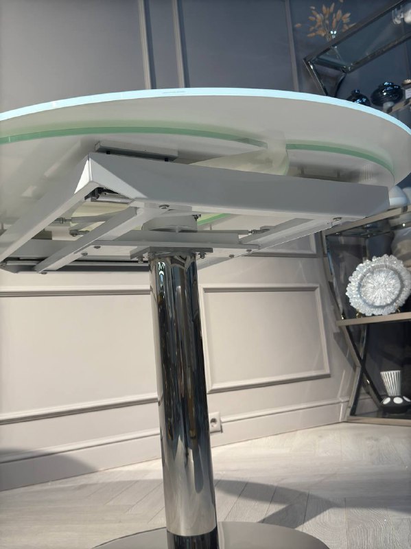 Стол обеденный раскладной IST-CASA Флорис MC6225DT-W, размер 102(166)х102х77 см, цвет: белое стекло (MC6225DT-Wcasa)MC6225DT-Wcasa Стол обеденный раскладной IST-CASA Флорис MC6225DT-W, размер 102(166)х102х77 см, цвет: белое стекло (MC6225DT-Wcasa)MC6225DT-Wcasa