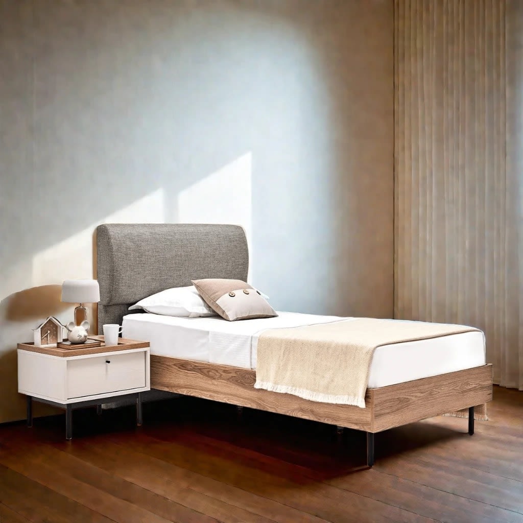 Кровать Enza Home Loreto, односпальная, 120x200 см Кровать Enza Home Loreto, односпальная, 120x200 см