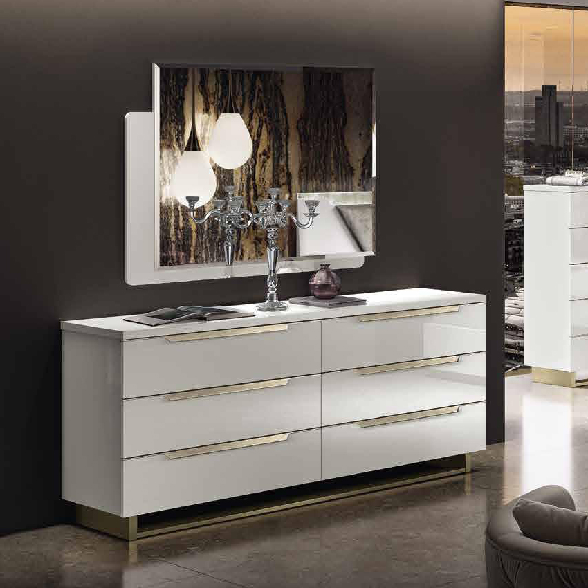 Комод Camelgroup Smart Bianco, 6 ящиков, цвет: белый лак, 173x51x80 см (162CMD.01BI)162CMD.01BI