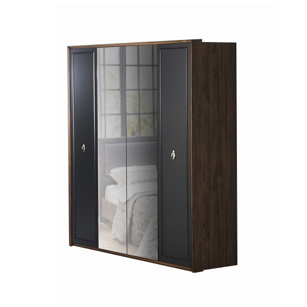 Шкаф платяной Bellona Alegro, 4-х дверный, размер 184x62x209 см (ALEG-20)ALEG-20