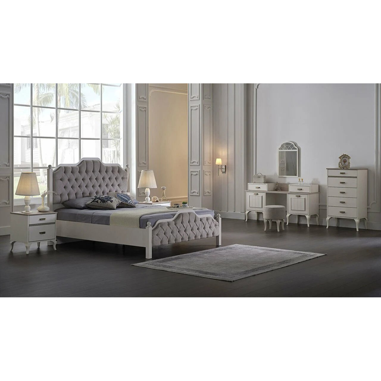 Тумбочка прикроватная Bellona Andera, размер 52x44x57 см (ANDR-27)ANDR-27 Тумбочка прикроватная Bellona Andera, размер 52x44x57 см (ANDR-27)ANDR-27
