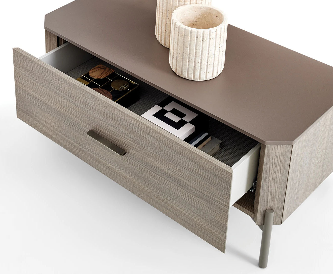 Тумба ТВ Enza Home Varena, на ножках, малая, размер 100х47х46см55555000003054 Тумба ТВ Enza Home Varena, на ножках, малая, размер 100х47х46см55555000003054